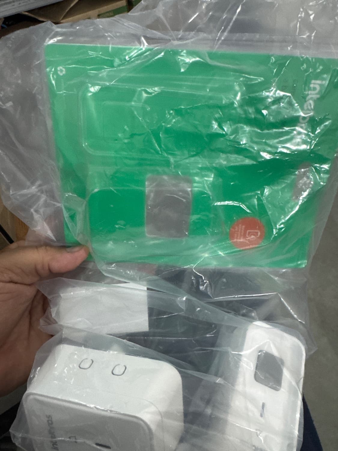 KIT CAMPAINHA INTELBRAS CIB 101 + PROTETOR ANTIVANDALISMO BRANCO - 1