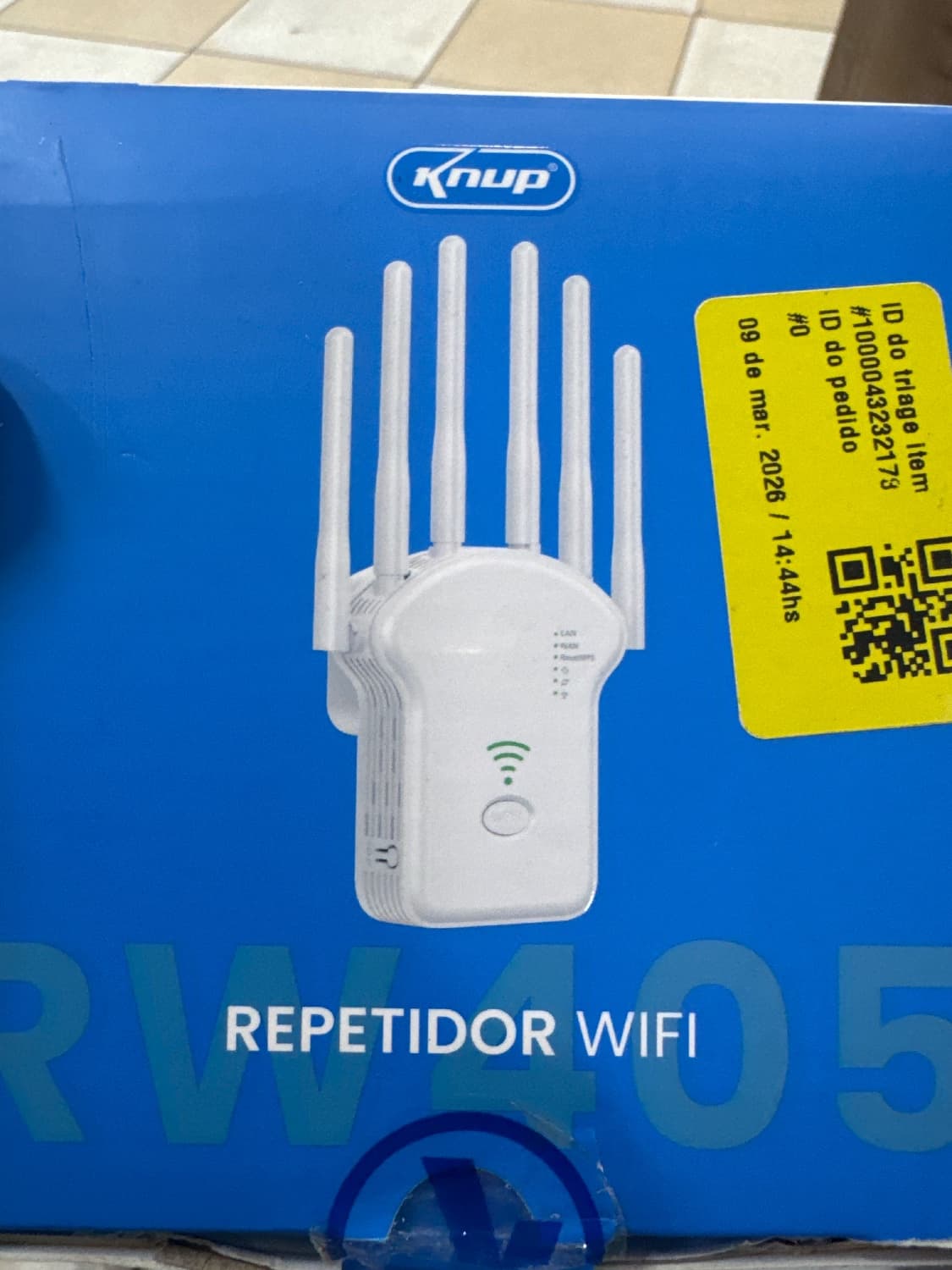REPETIDOR AMPLIFICADOR E ROTEADOR DE SINAL WIFI TURBO 2.4GHZ - 1