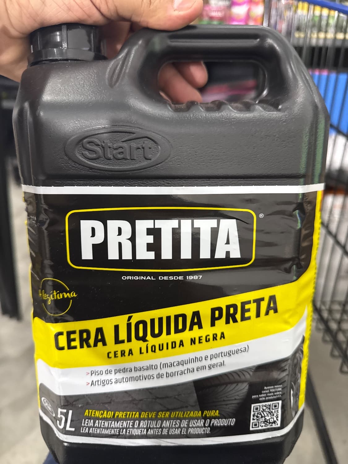 CERA PRETITA START 5L PINTA PNEUS - 1