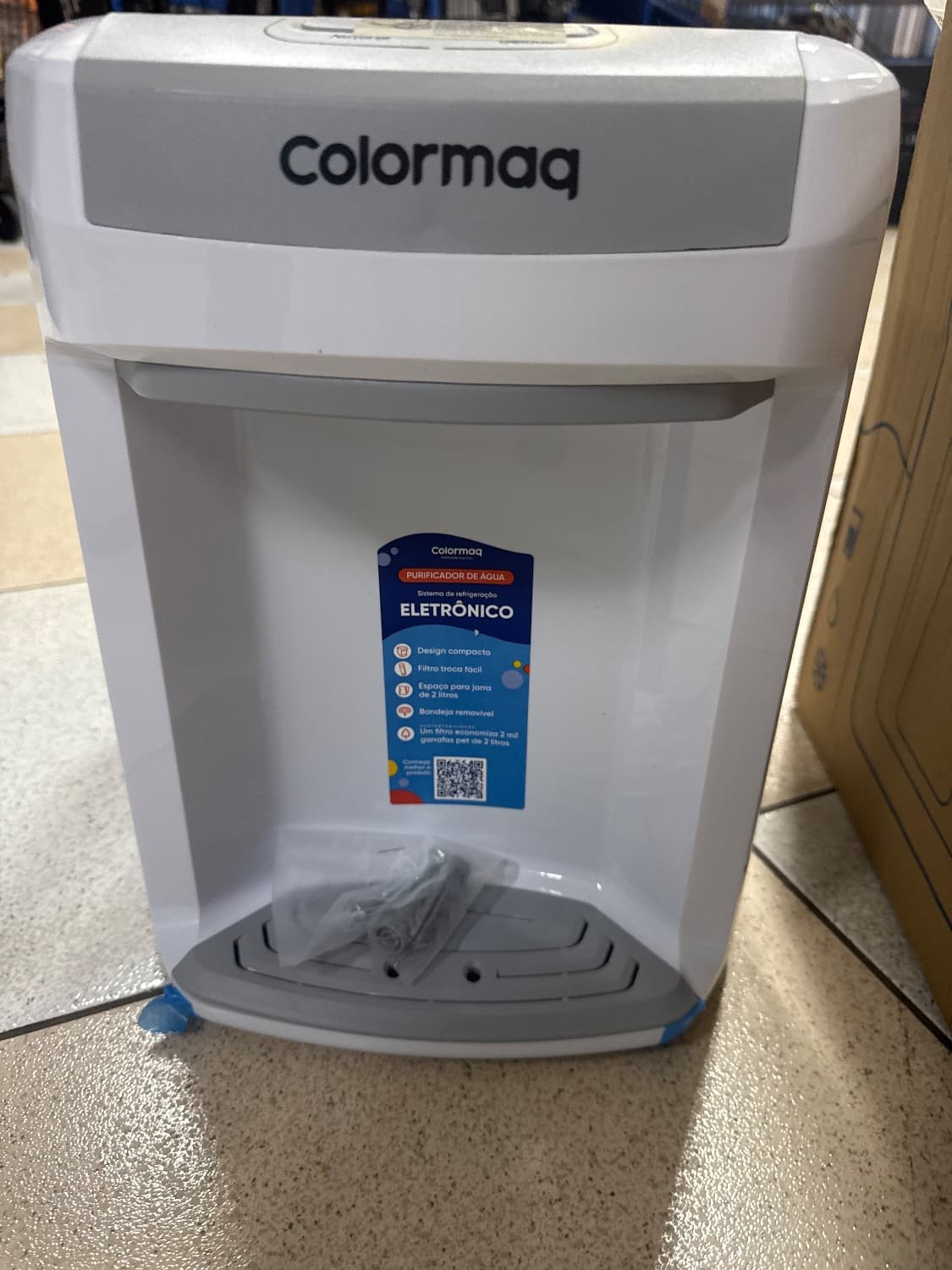 PURIFICADOR DE ÁGUA ELETRÔNICO COLORMAQ ACQUA BRANCO - 1